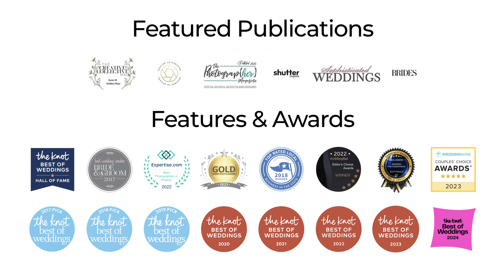 Top Wedding Photographers in Arizona